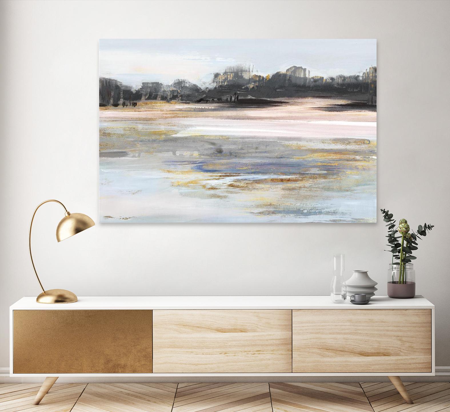 Organic Field II by Valeria Mravyan on GIANT ART - black landscape