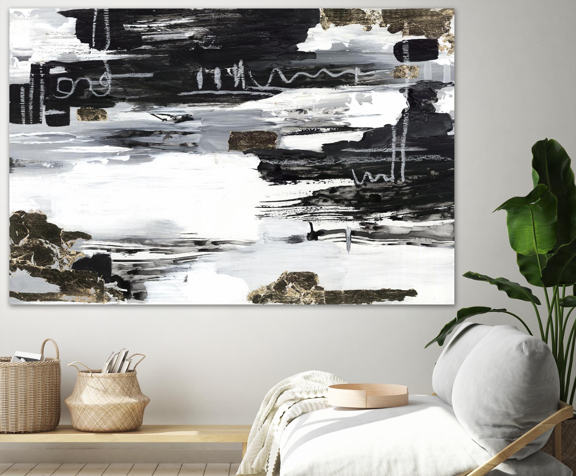 Balancing Blue by Lera on GIANT ART - abstract