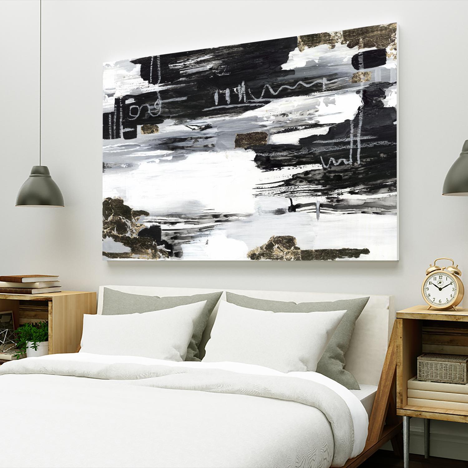 Balancing Blue by Lera on GIANT ART - abstract