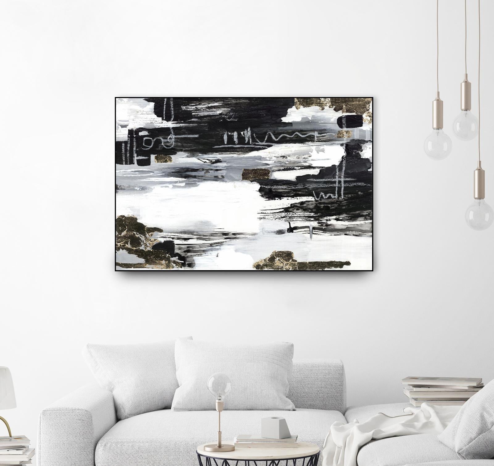 Balancing Blue by Lera on GIANT ART - abstract