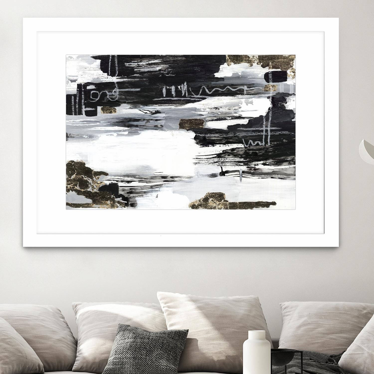 Balancing Blue by Lera on GIANT ART - abstract