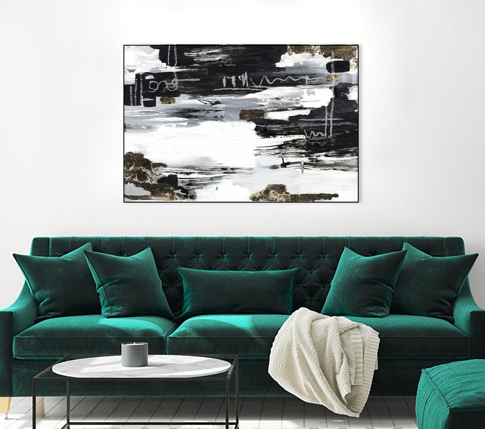 Balancing Blue by Lera on GIANT ART - abstract