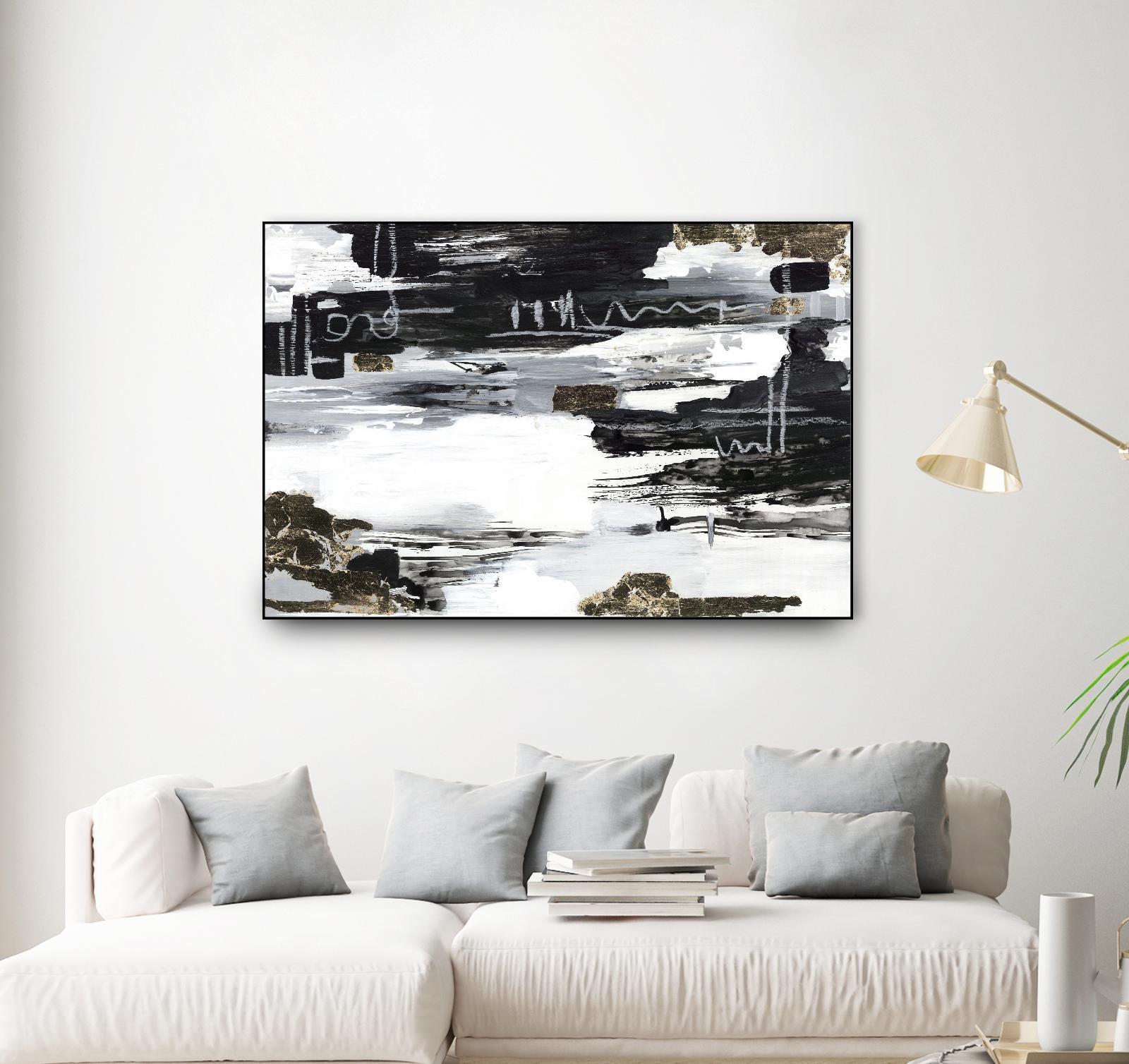 Balancing Blue by Lera on GIANT ART - abstract