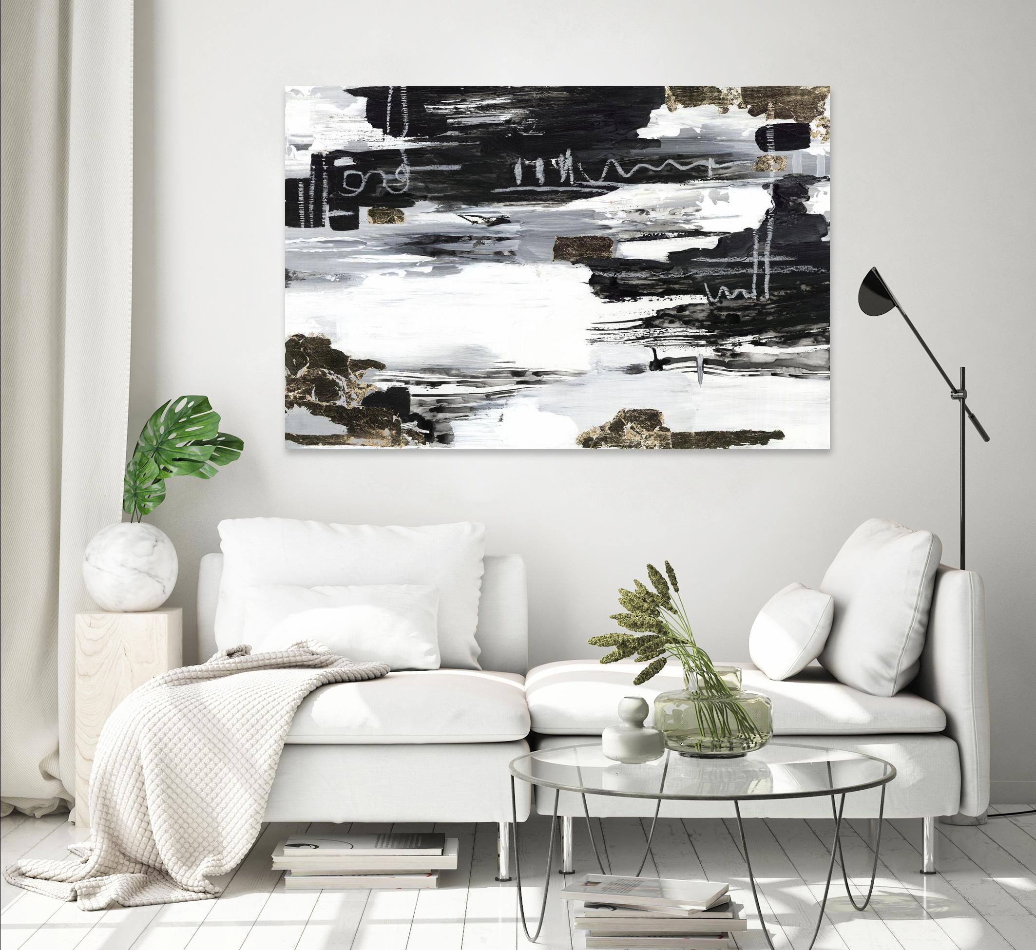 Balancing Blue by Lera on GIANT ART - abstract