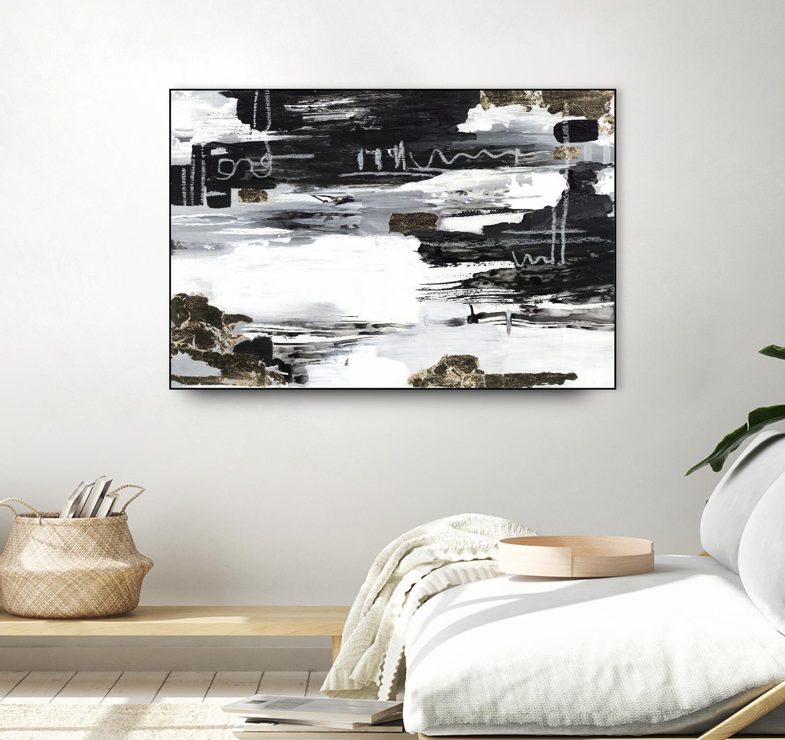 Balancing Blue by Lera on GIANT ART - abstract