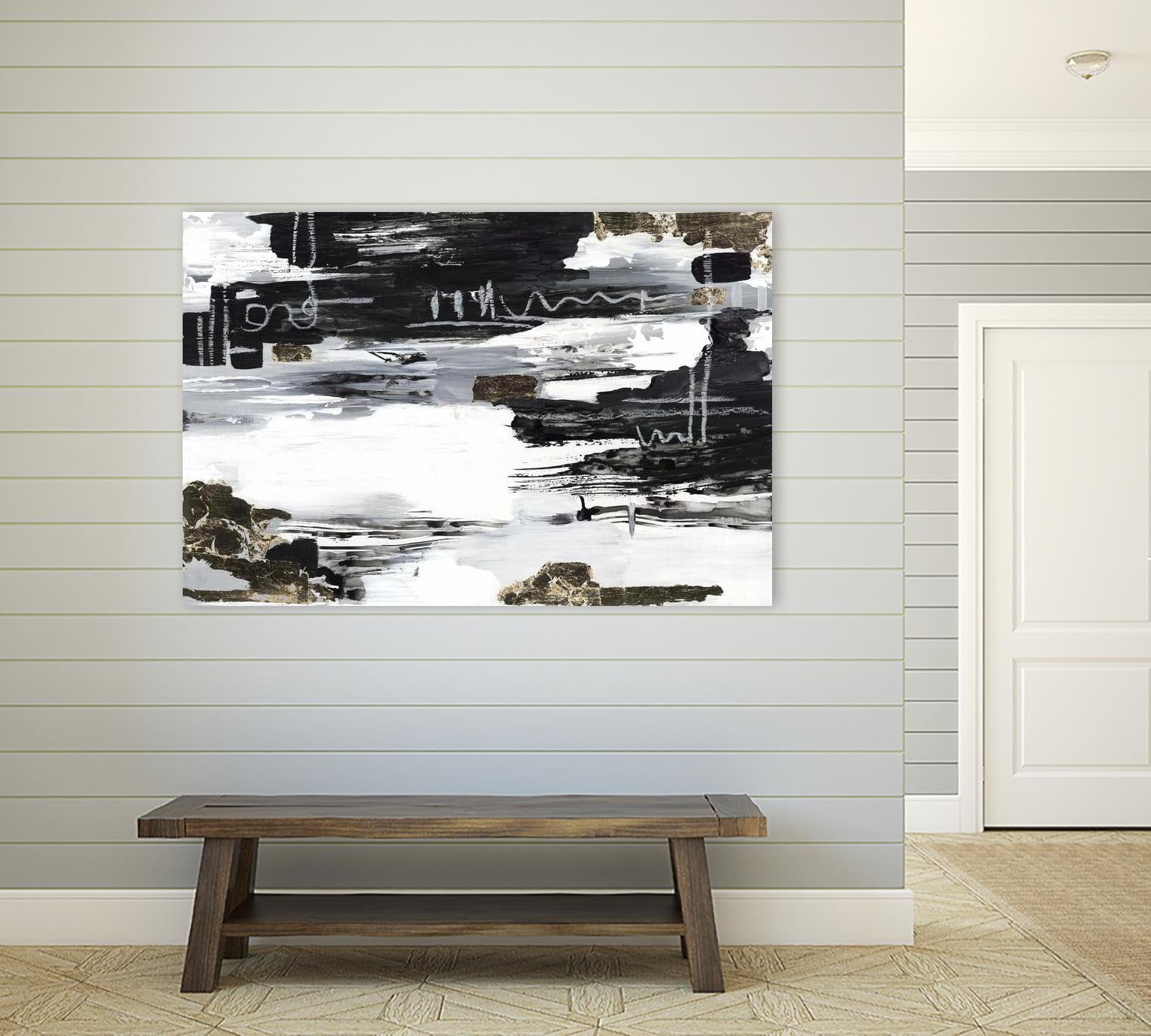 Balancing Blue by Lera on GIANT ART - abstract