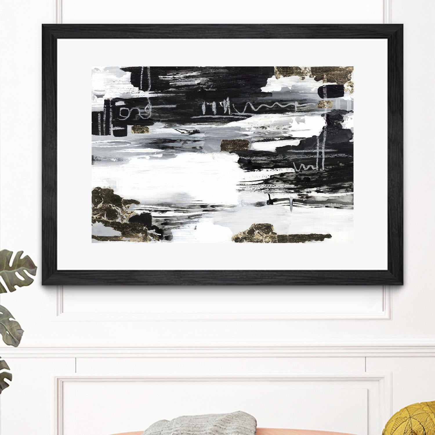 Balancing Blue by Lera on GIANT ART - abstract