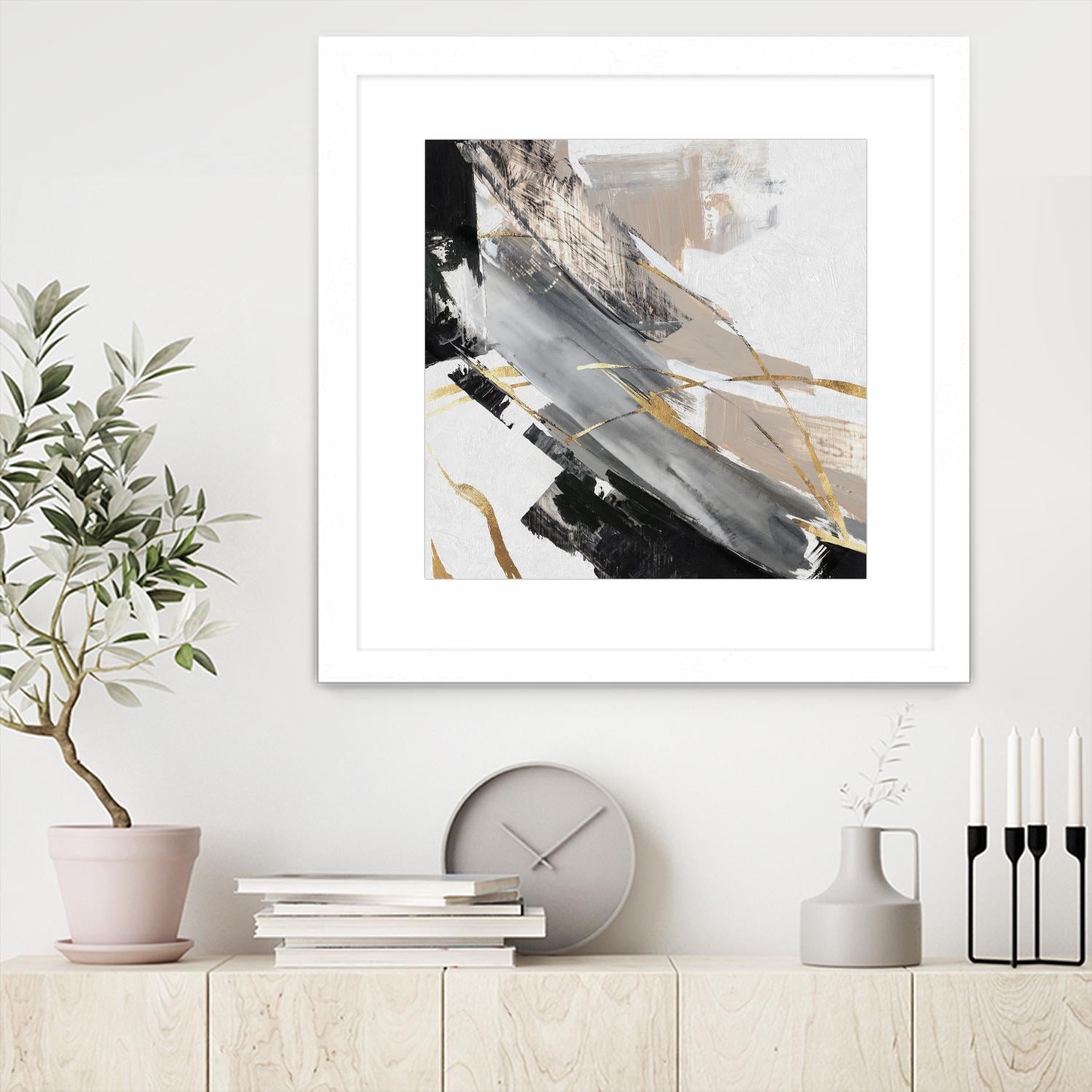 Thunder Chasing I by Lera on GIANT ART - abstract