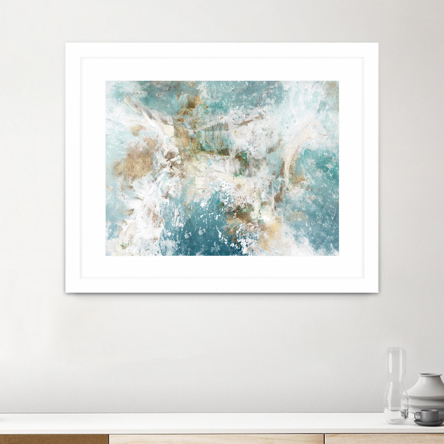 Waking Hour by Elle Jacobs on GIANT ART - white abstract