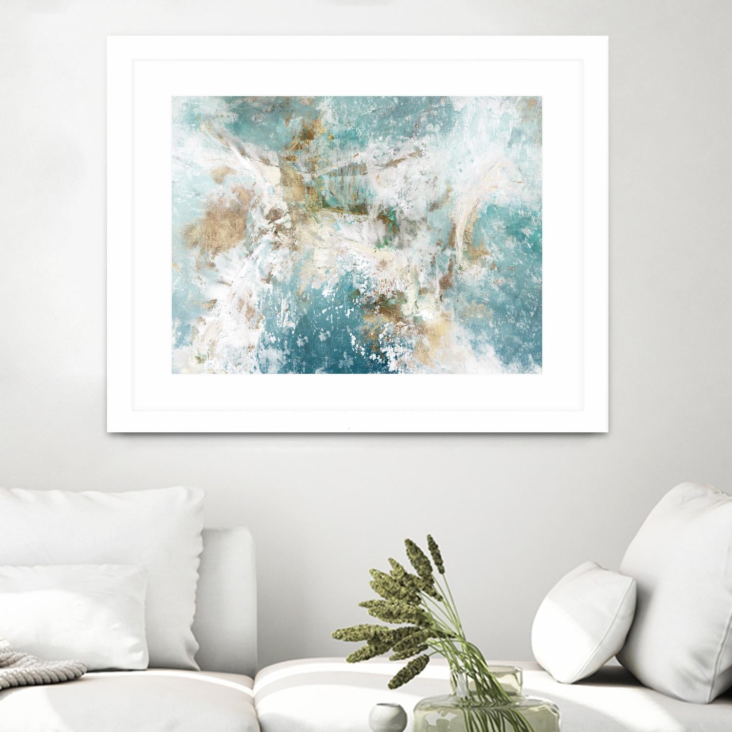 Waking Hour by Elle Jacobs on GIANT ART - white abstract