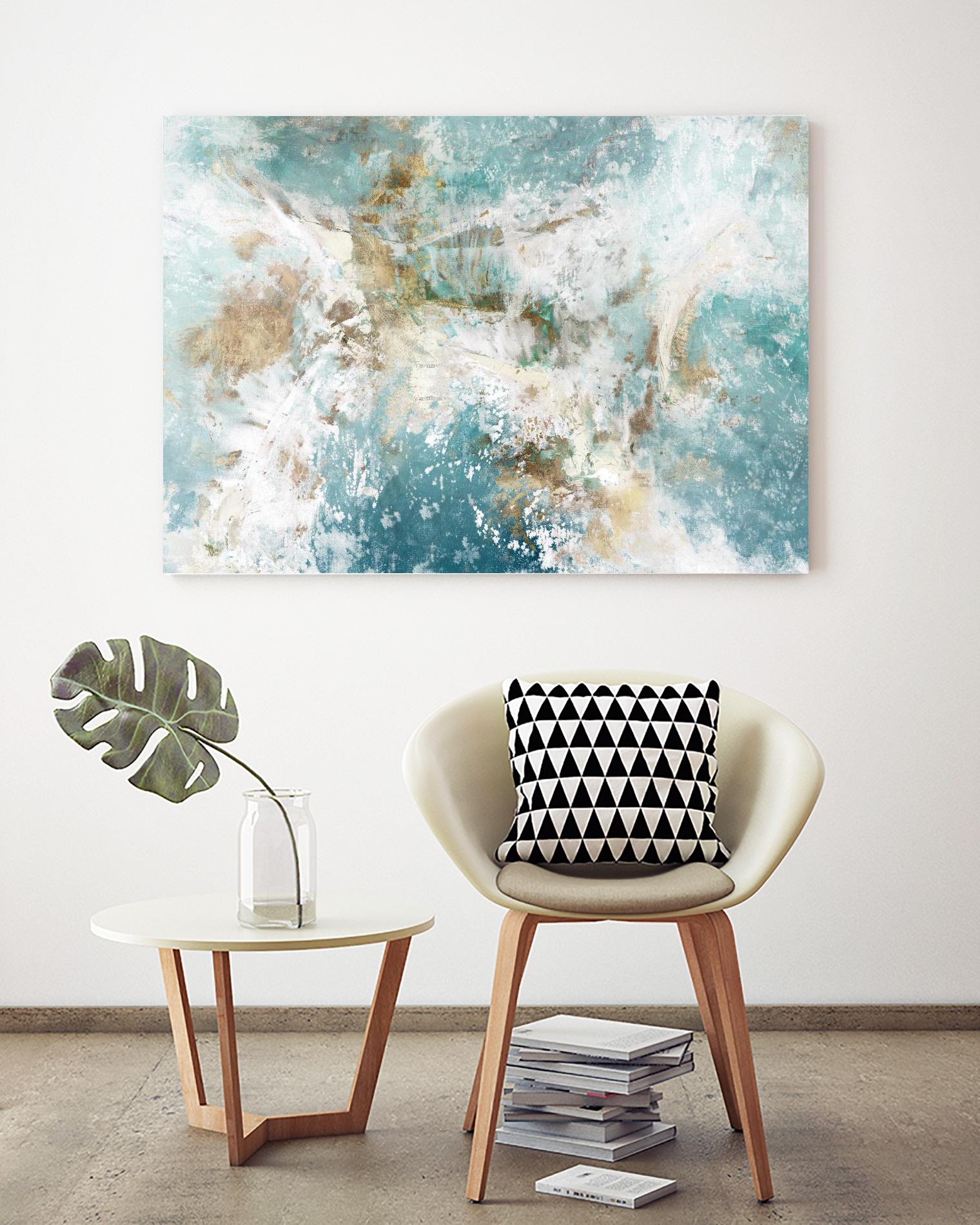Waking Hour by Elle Jacobs on GIANT ART - white abstract