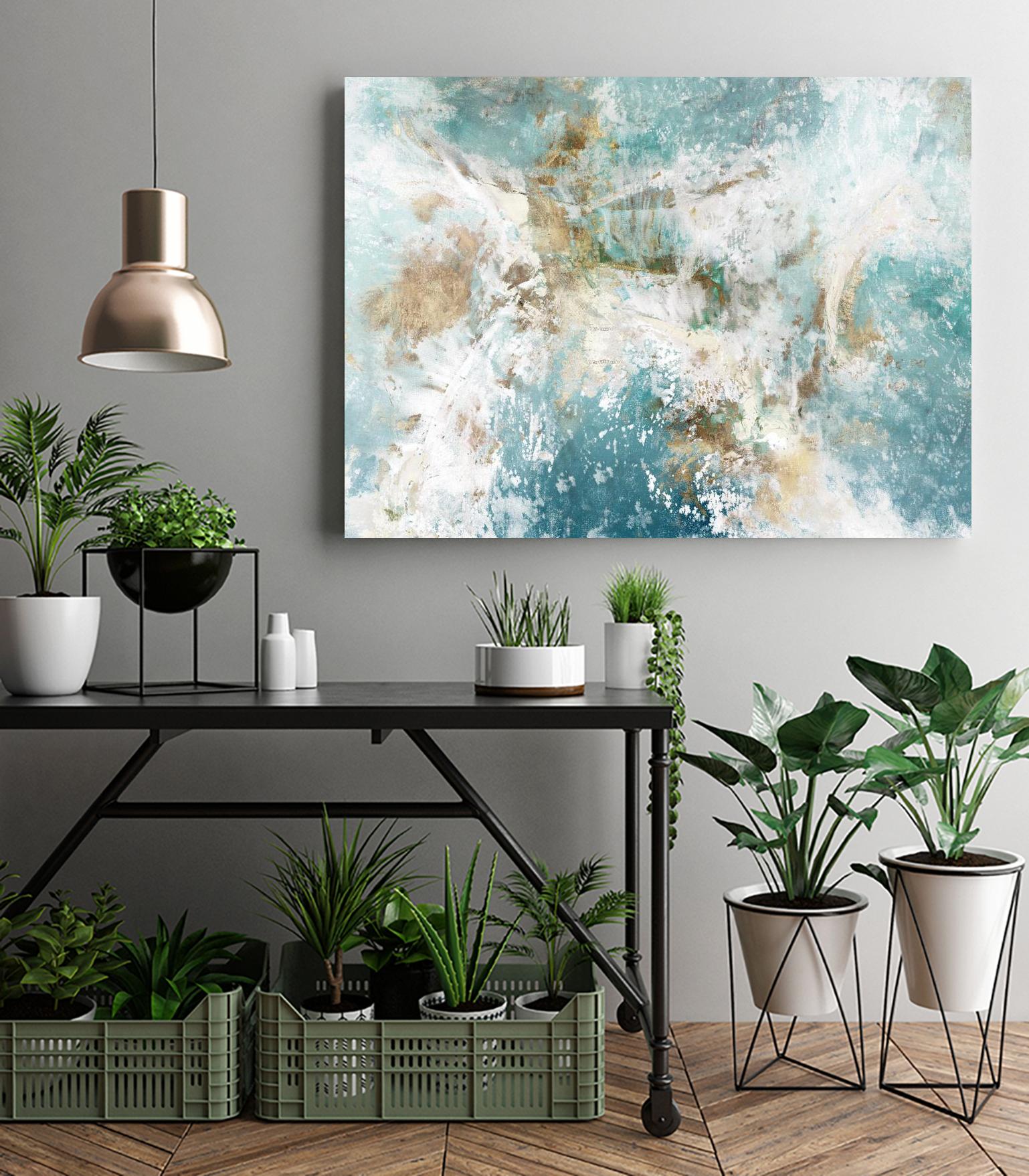 Waking Hour by Elle Jacobs on GIANT ART - white abstract