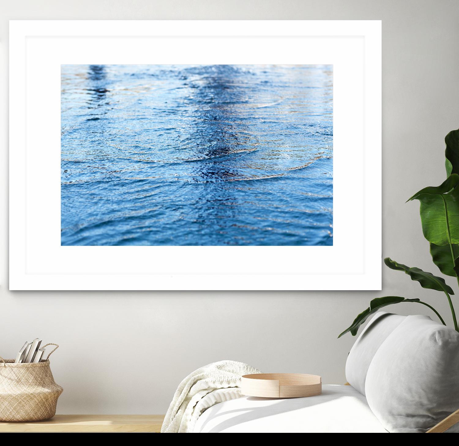 Reflections IV by Lily Mournier on GIANT ART - white sea scene