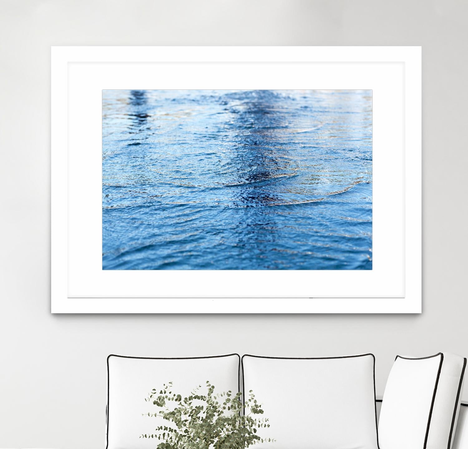 Reflections IV by Lily Mournier on GIANT ART - white sea scene