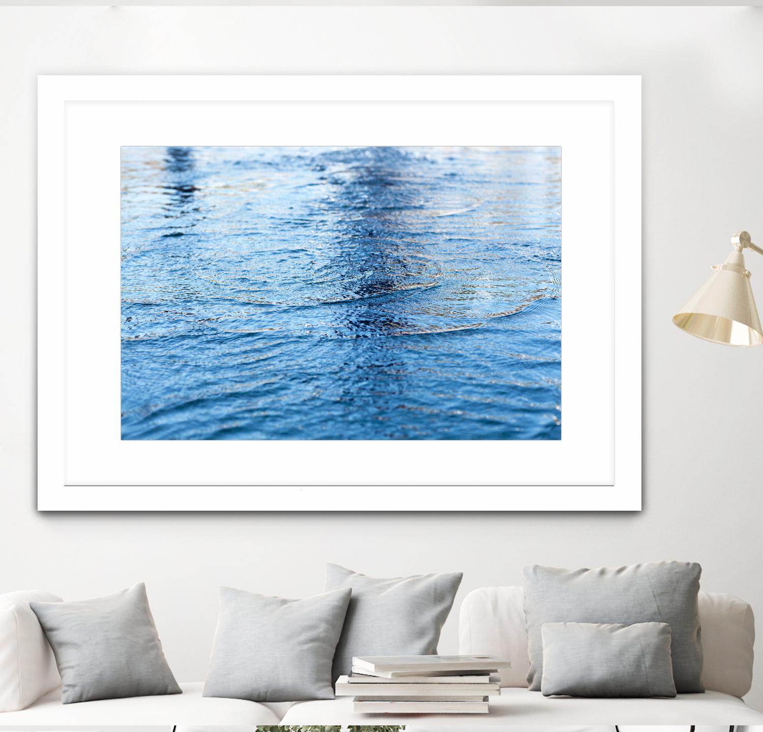 Reflections IV by Lily Mournier on GIANT ART - white sea scene