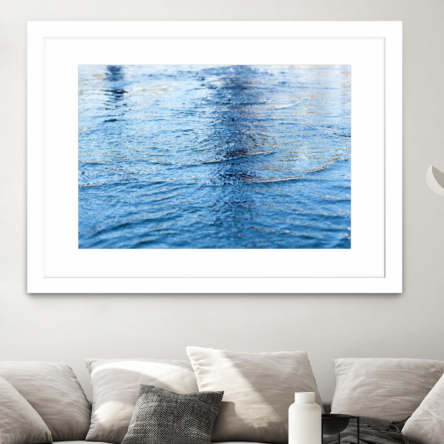 Reflections IV by Lily Mournier on GIANT ART - white sea scene