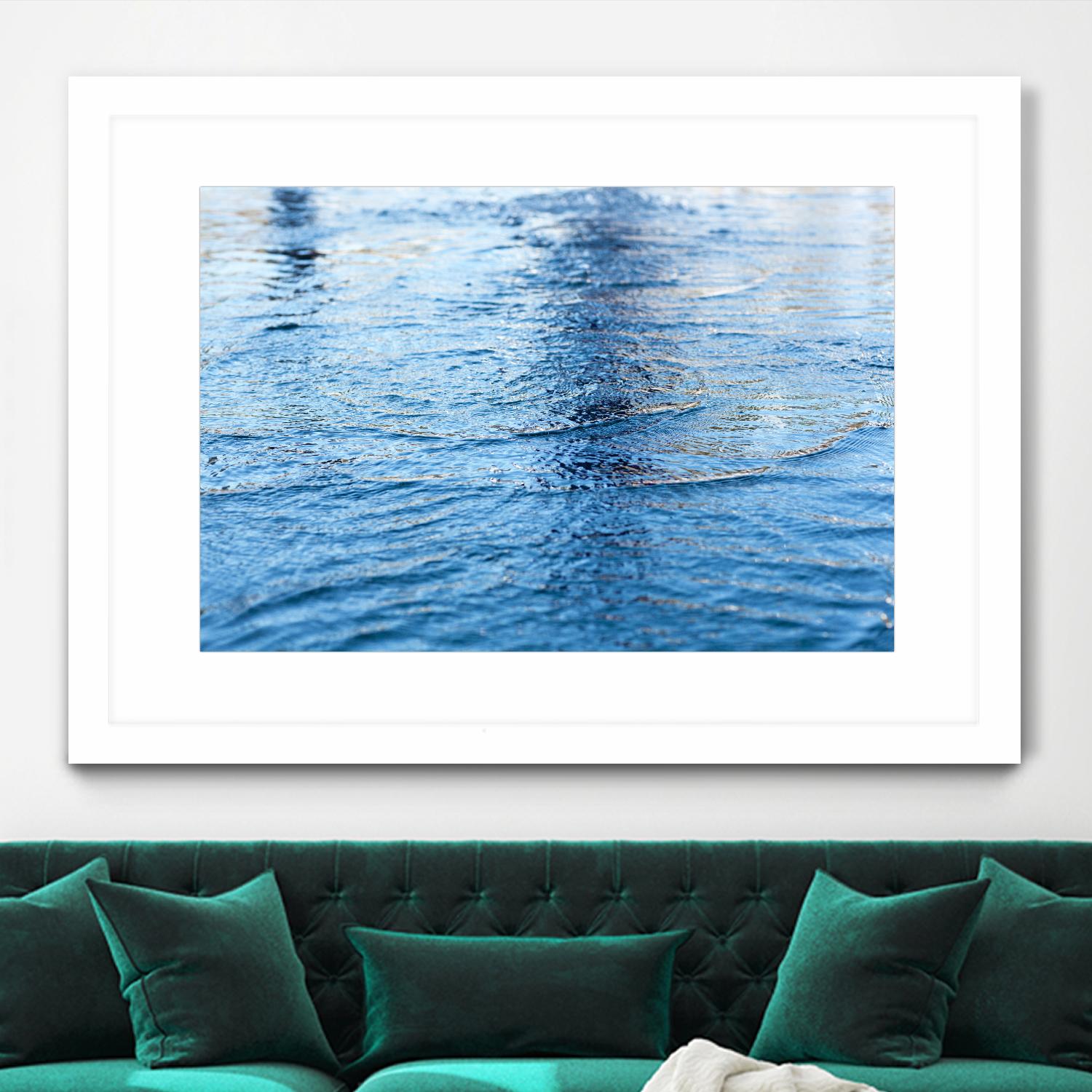 Reflections IV by Lily Mournier on GIANT ART - white sea scene