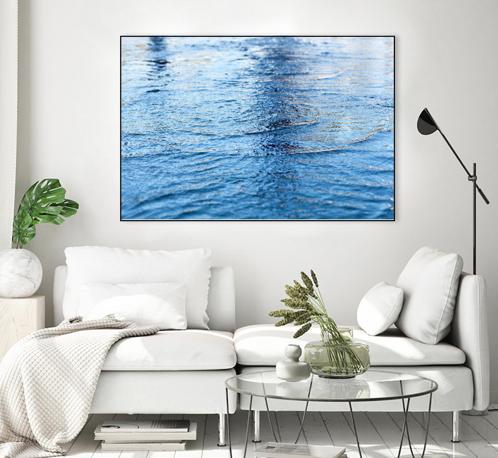 Reflections IV by Lily Mournier on GIANT ART - white sea scene