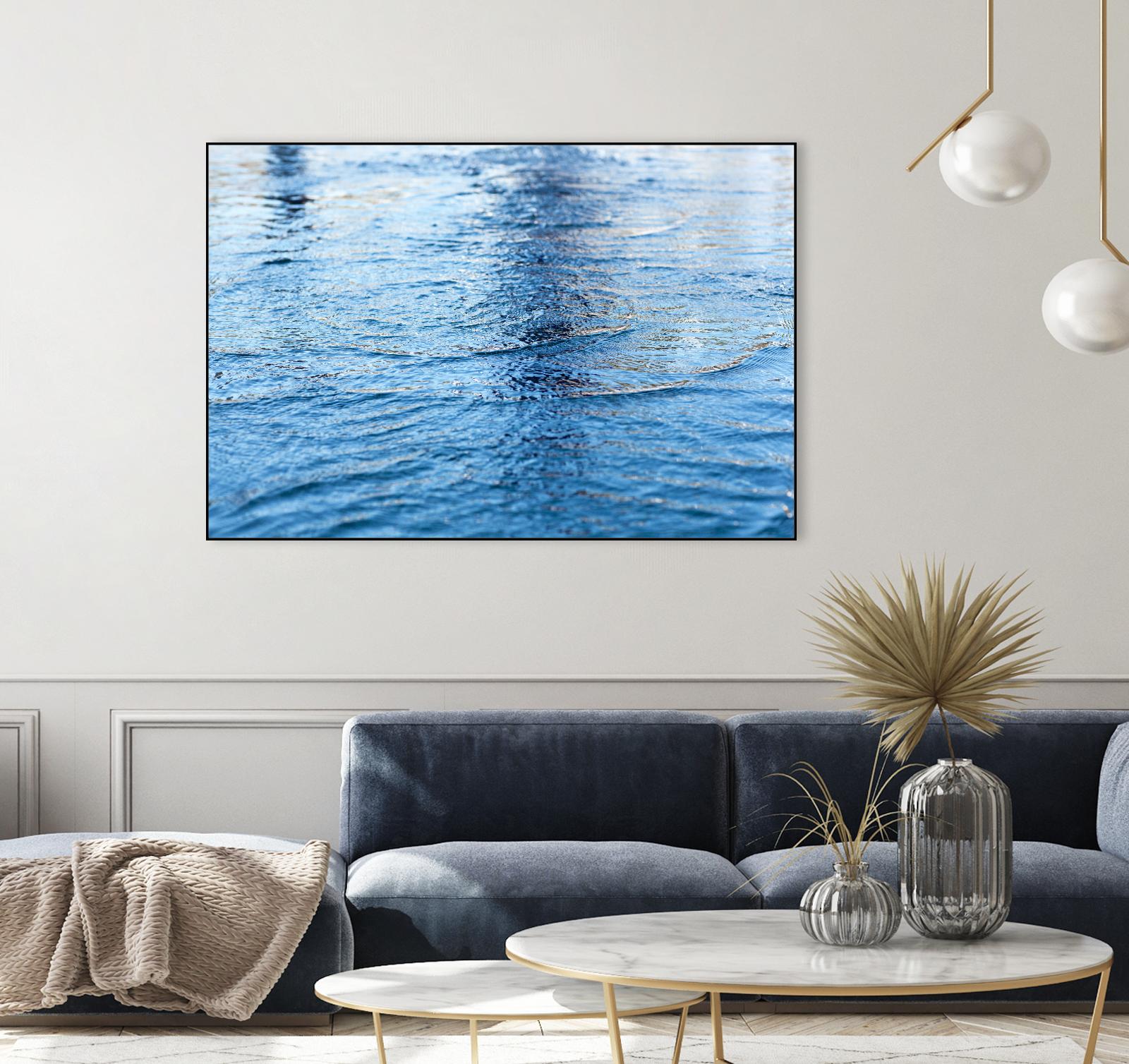Reflections IV by Lily Mournier on GIANT ART - white sea scene