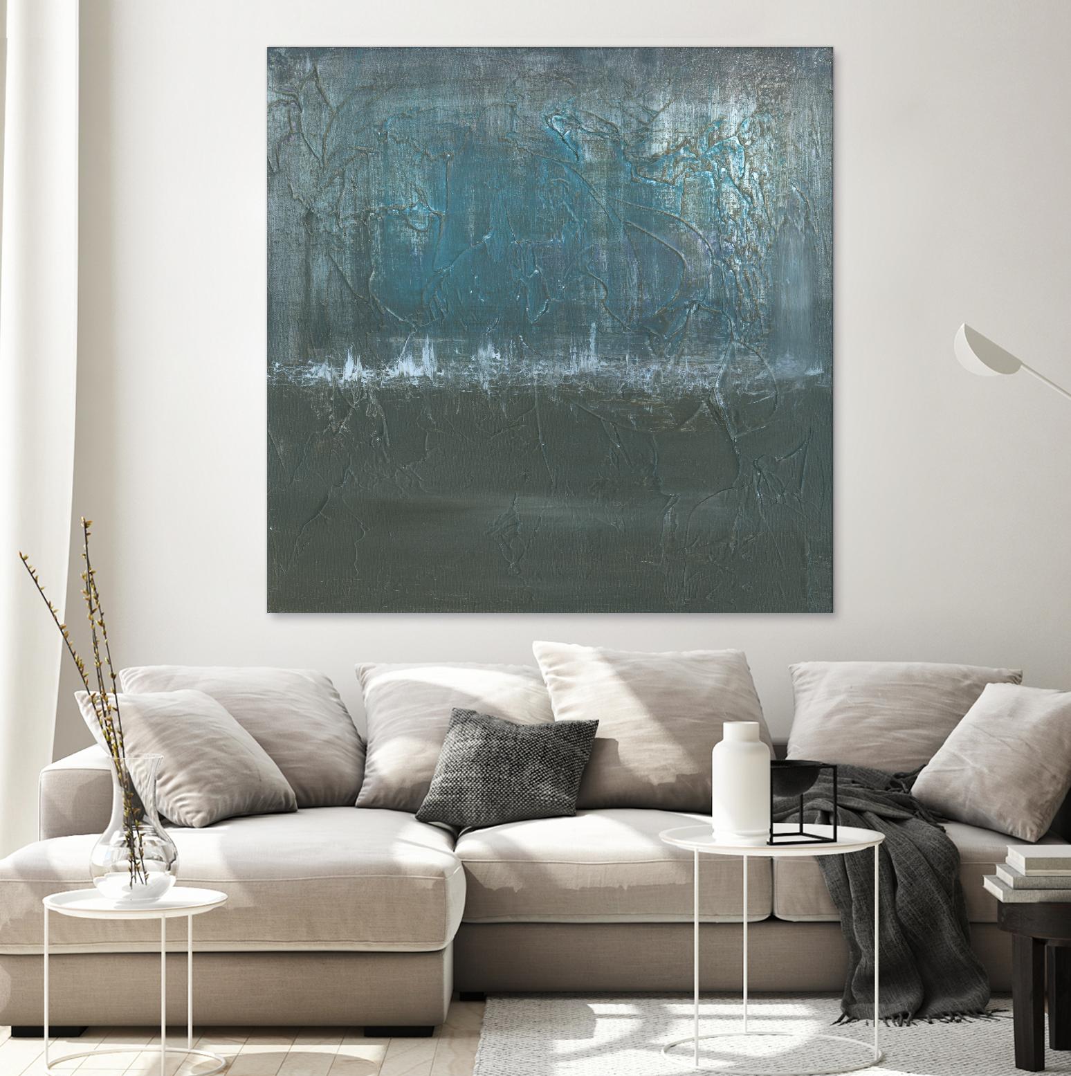 Silver of Twilight by Matt Leblanc on GIANT ART - grey abstract