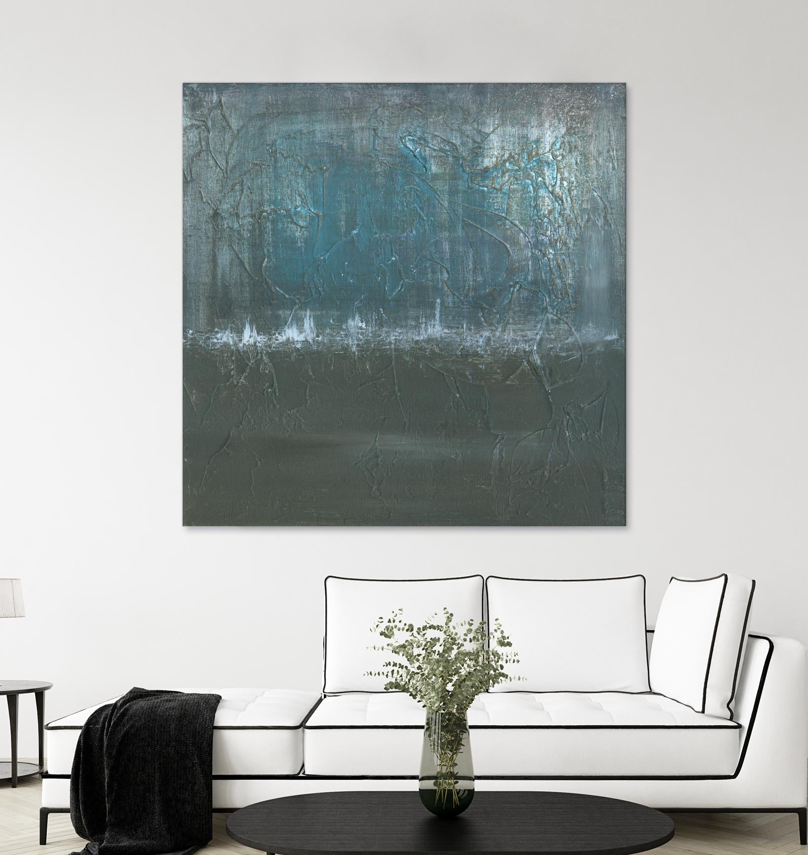 Silver of Twilight by Matt Leblanc on GIANT ART - grey abstract