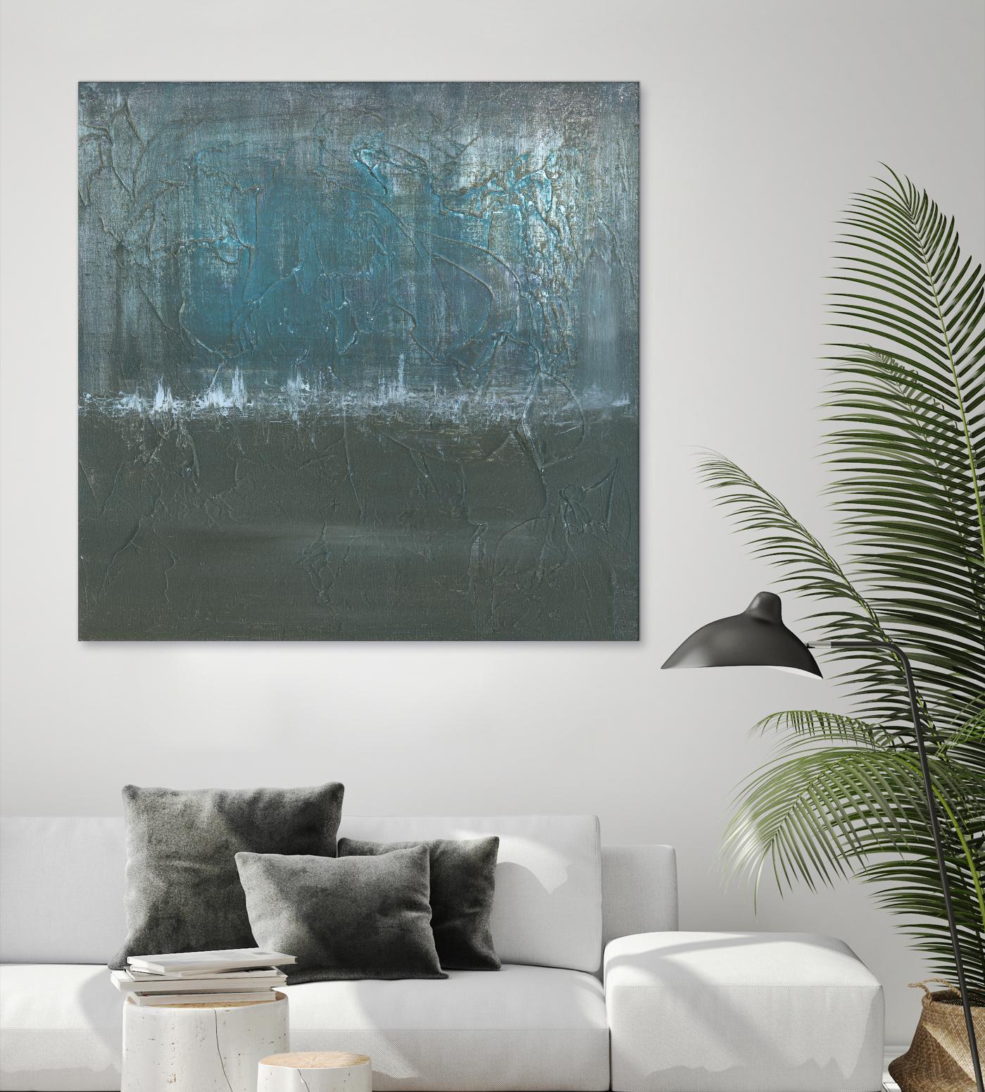 Silver of Twilight by Matt Leblanc on GIANT ART - grey abstract