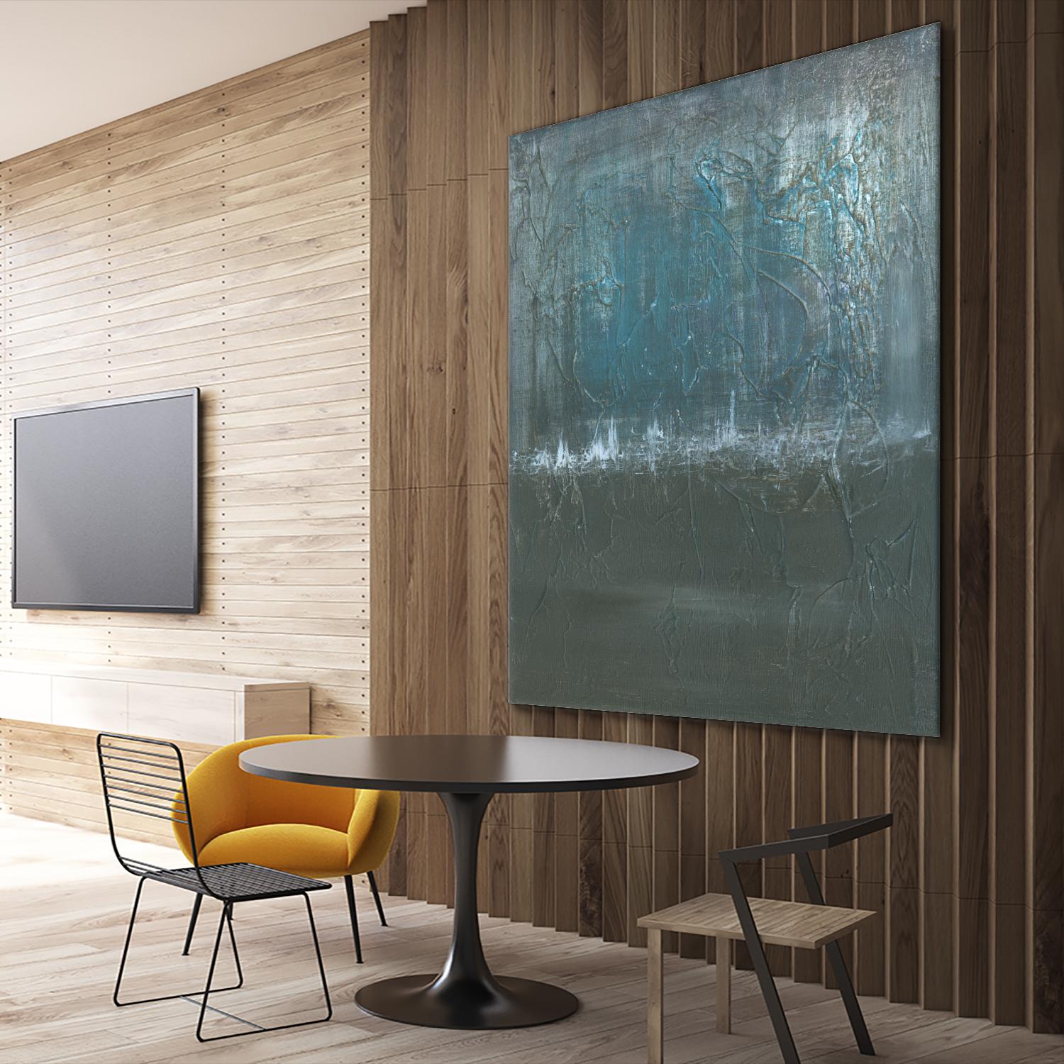 Silver of Twilight by Matt Leblanc on GIANT ART - grey abstract