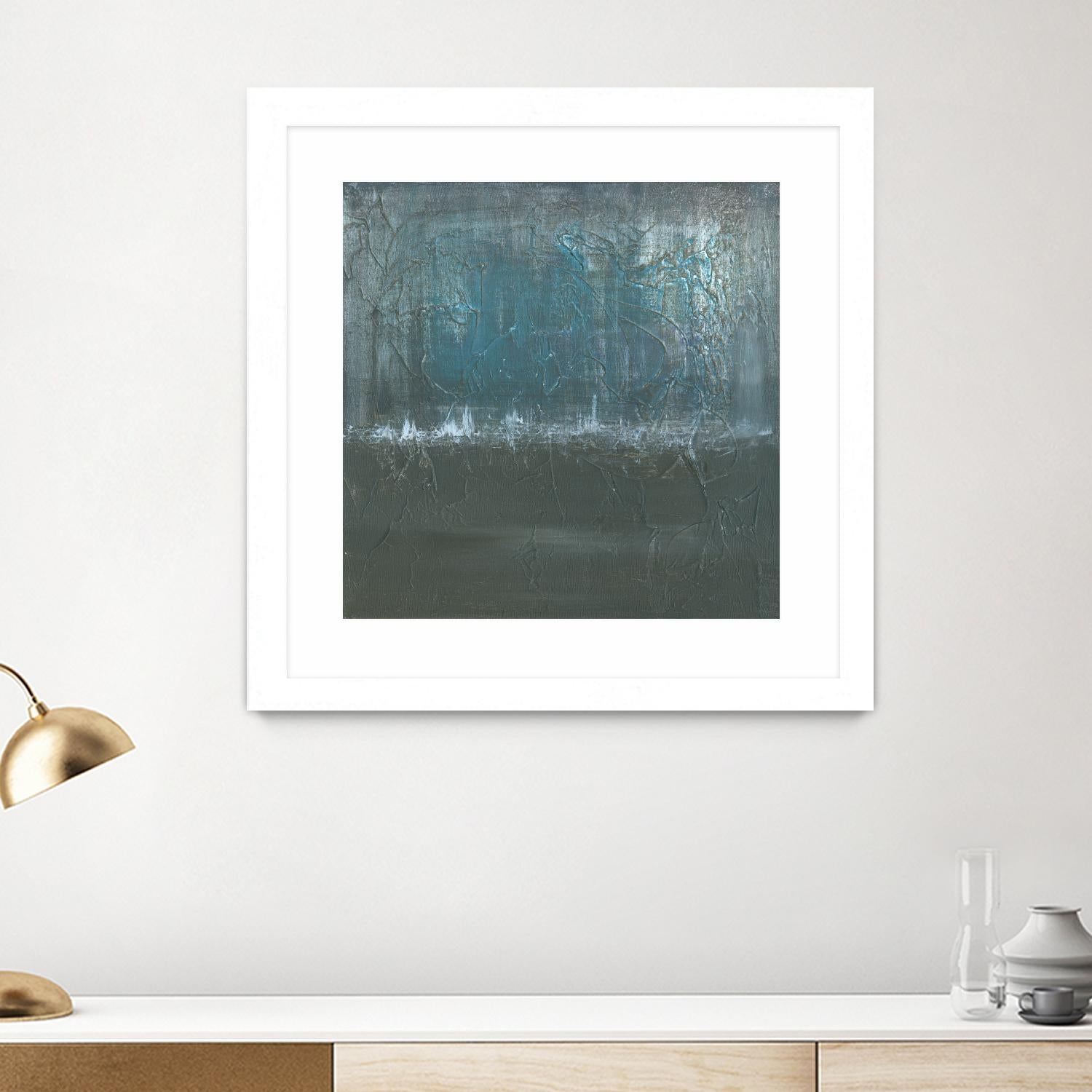Silver of Twilight by Matt Leblanc on GIANT ART - grey abstract