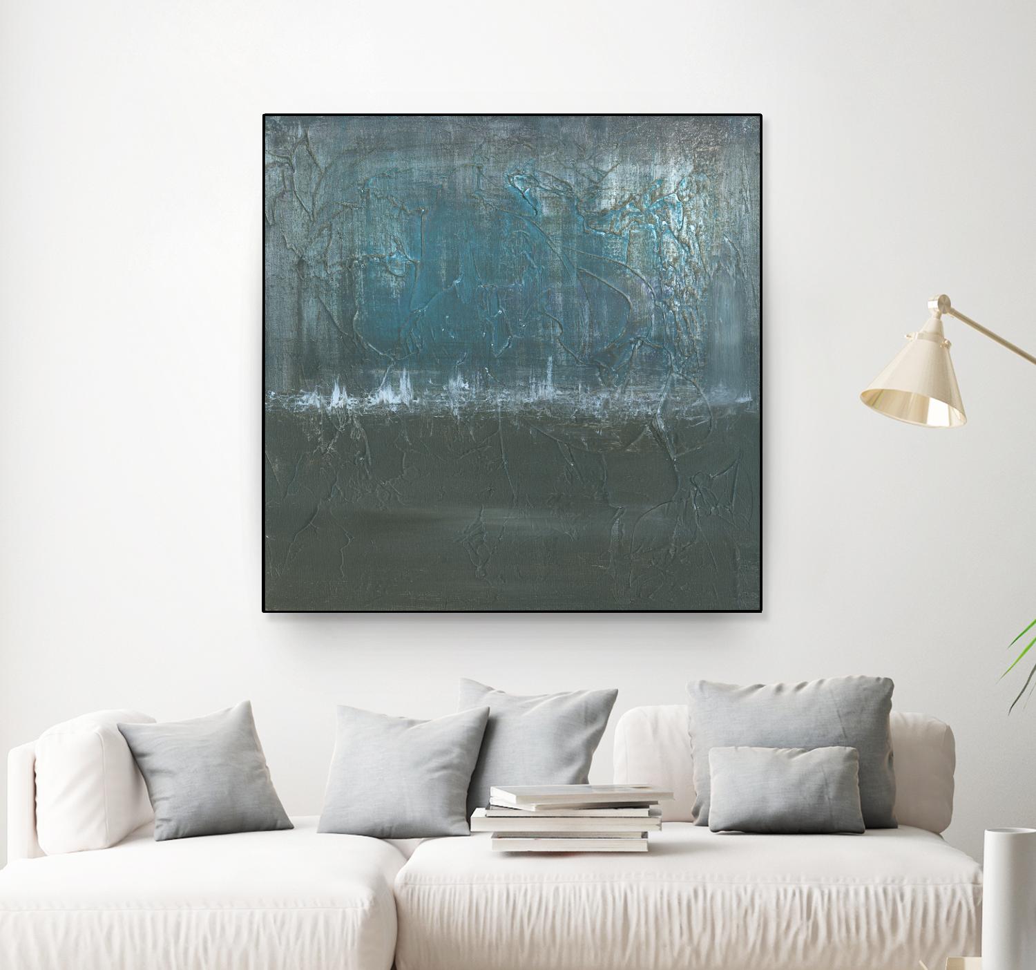 Silver of Twilight by Matt Leblanc on GIANT ART - grey abstract