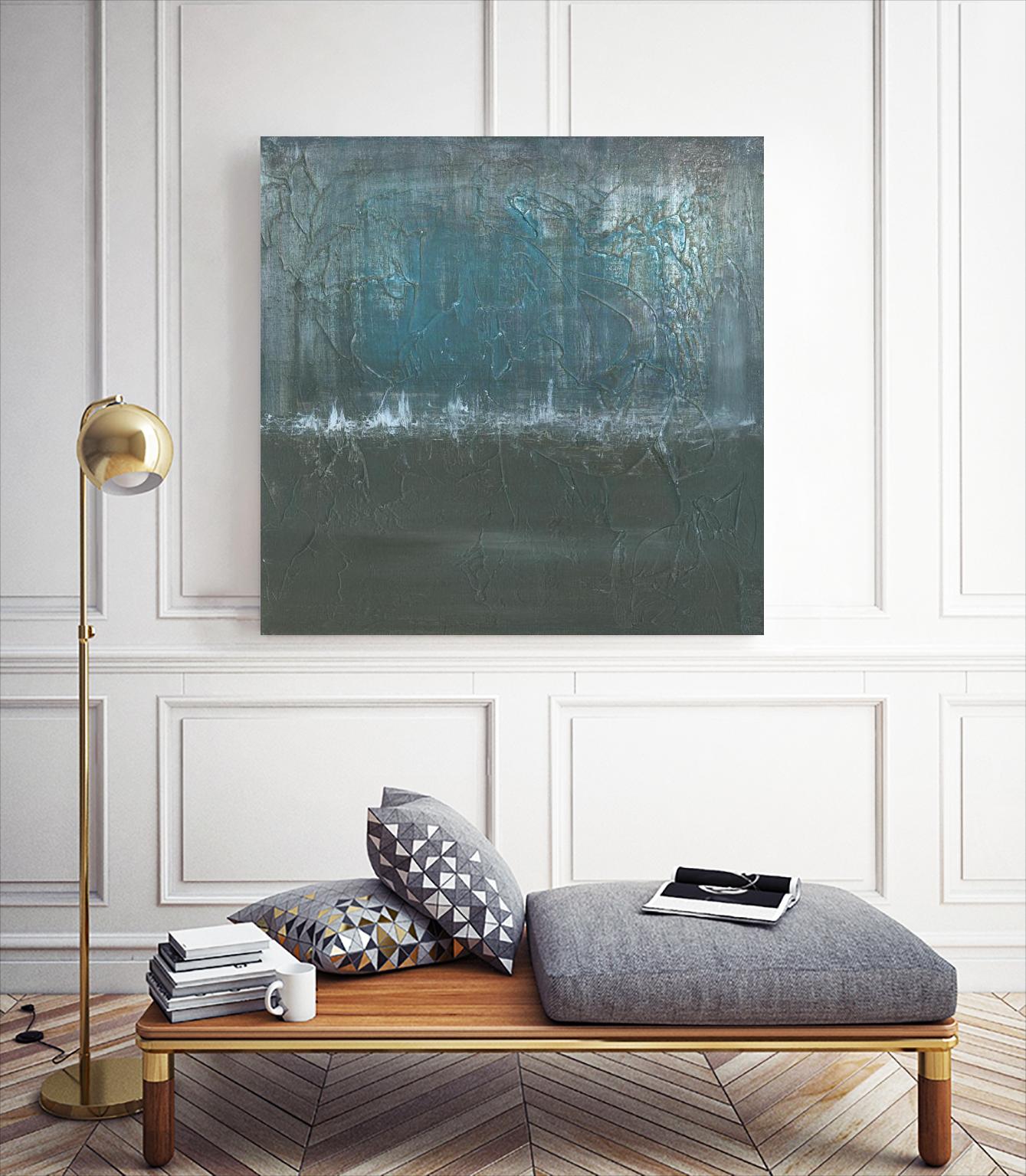 Silver of Twilight by Matt Leblanc on GIANT ART - grey abstract