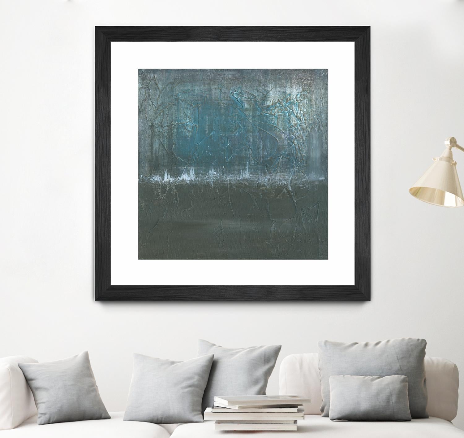 Silver of Twilight by Matt Leblanc on GIANT ART - grey abstract
