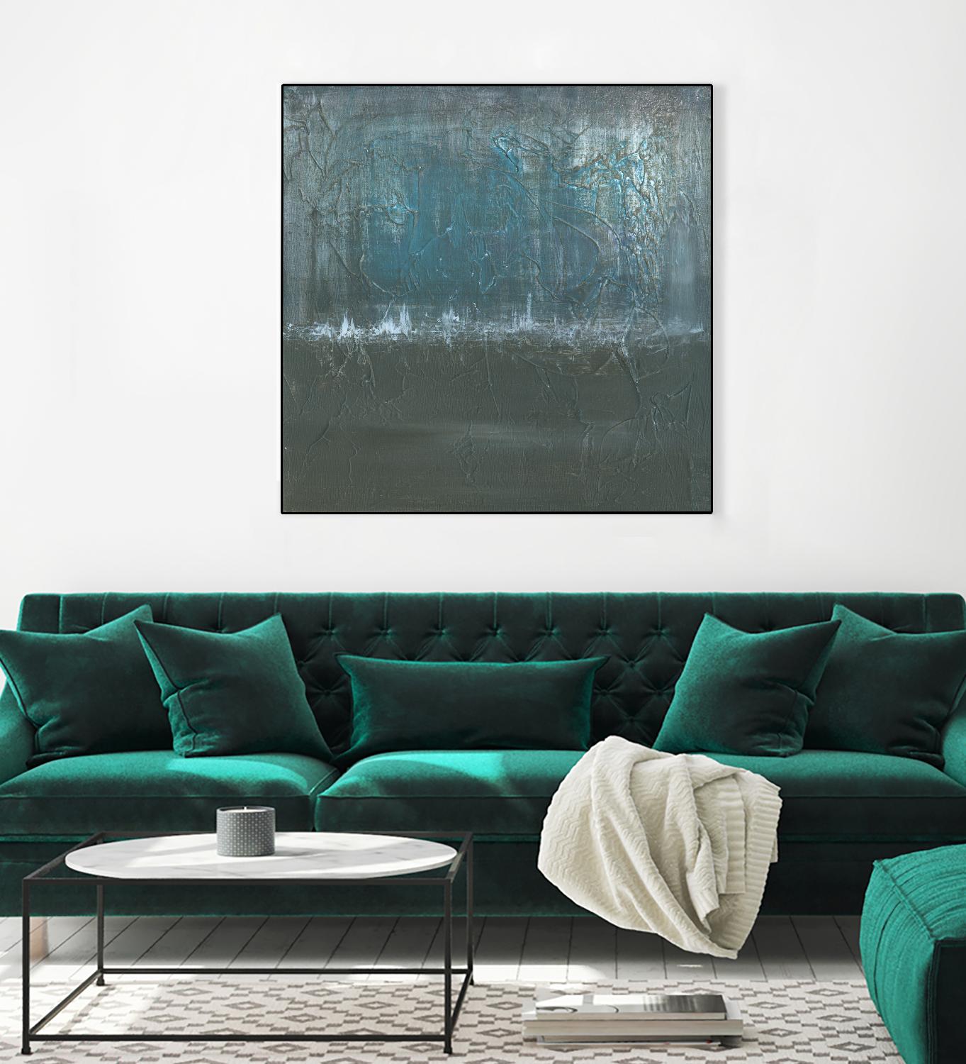 Silver of Twilight by Matt Leblanc on GIANT ART - grey abstract