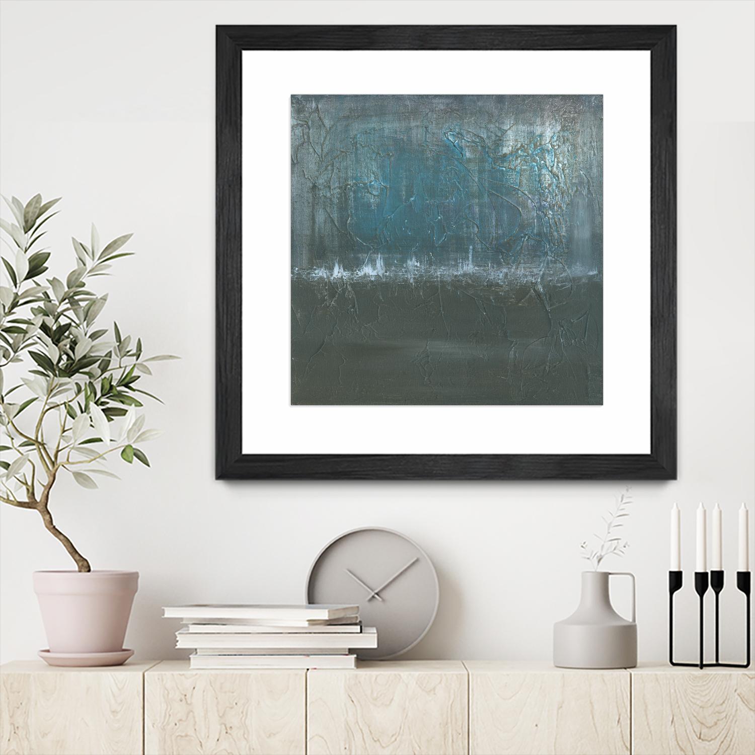 Silver of Twilight by Matt Leblanc on GIANT ART - grey abstract