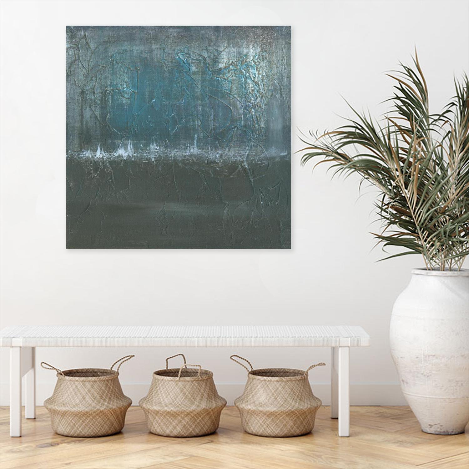 Silver of Twilight by Matt Leblanc on GIANT ART - grey abstract