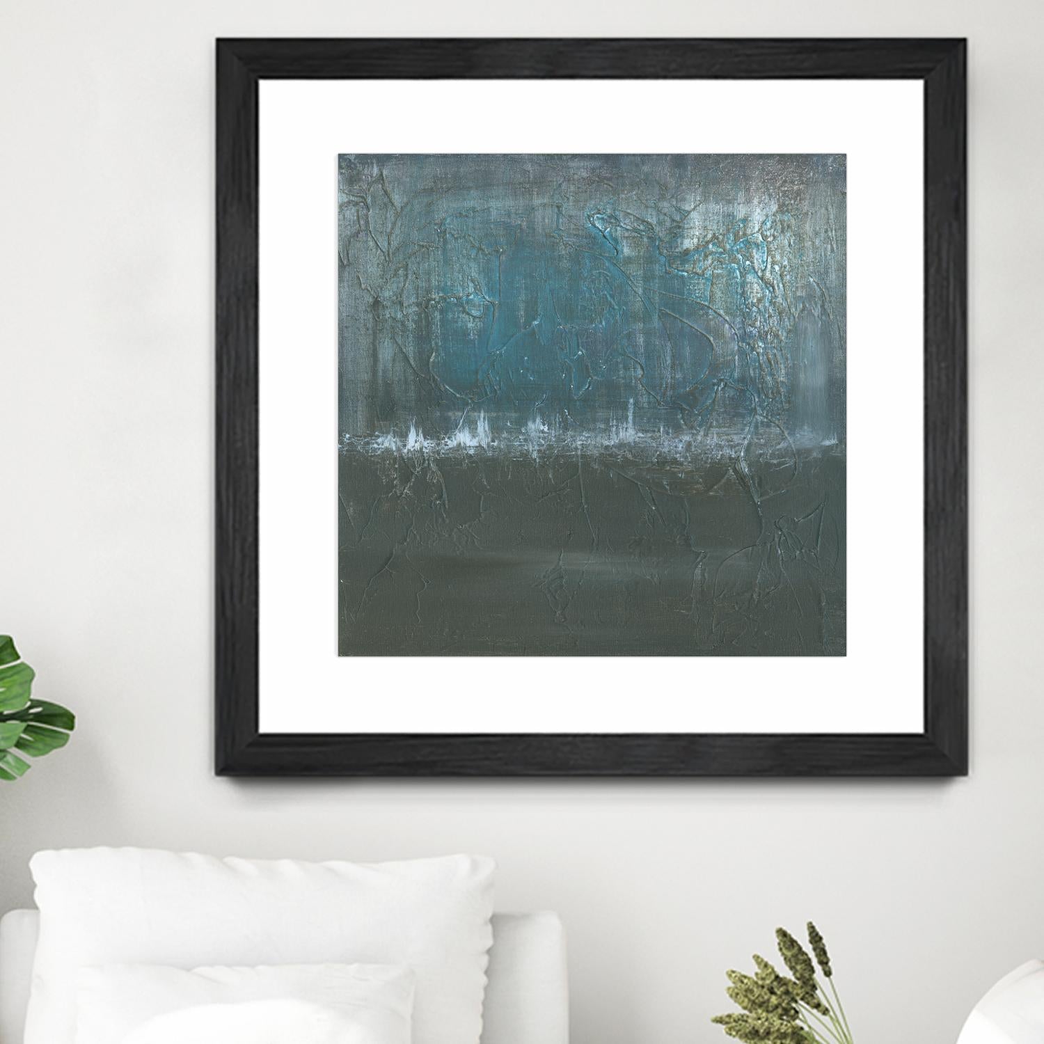 Silver of Twilight by Matt Leblanc on GIANT ART - grey abstract