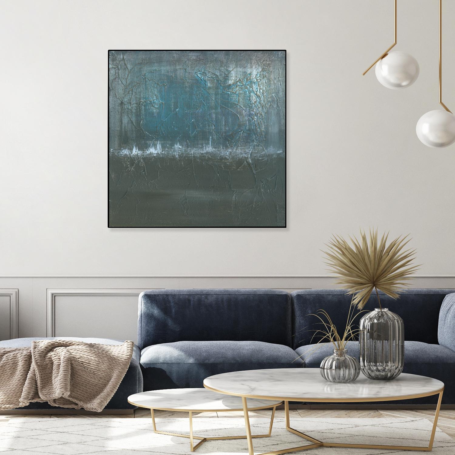 Silver of Twilight by Matt Leblanc on GIANT ART - grey abstract
