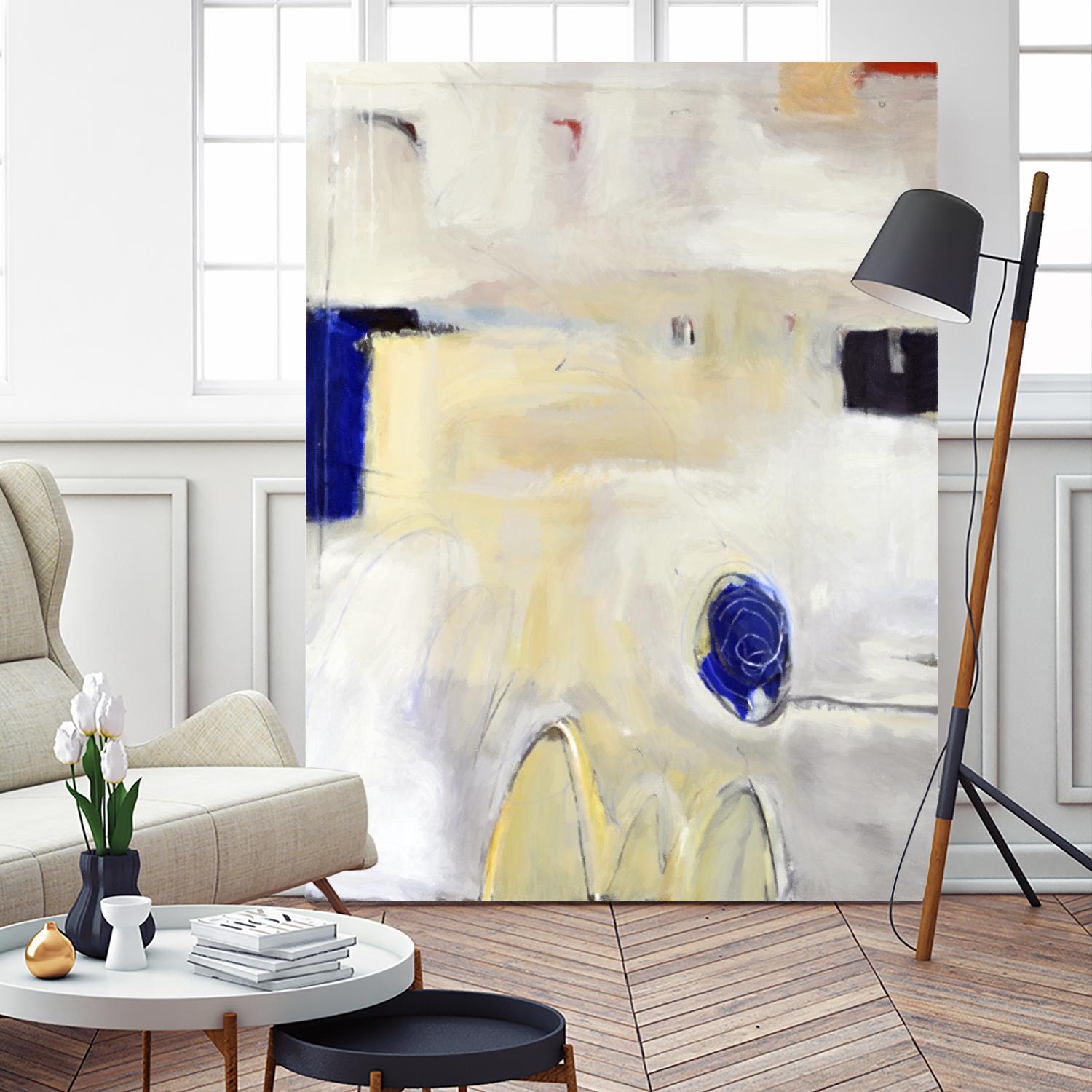 Unwind I by Mark Pulliam on GIANT ART - blue abstract