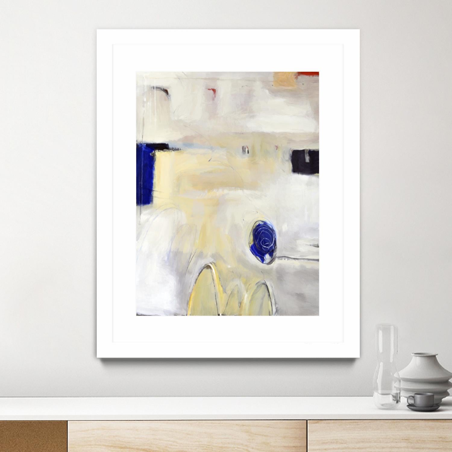 Unwind I by Mark Pulliam on GIANT ART - blue abstract