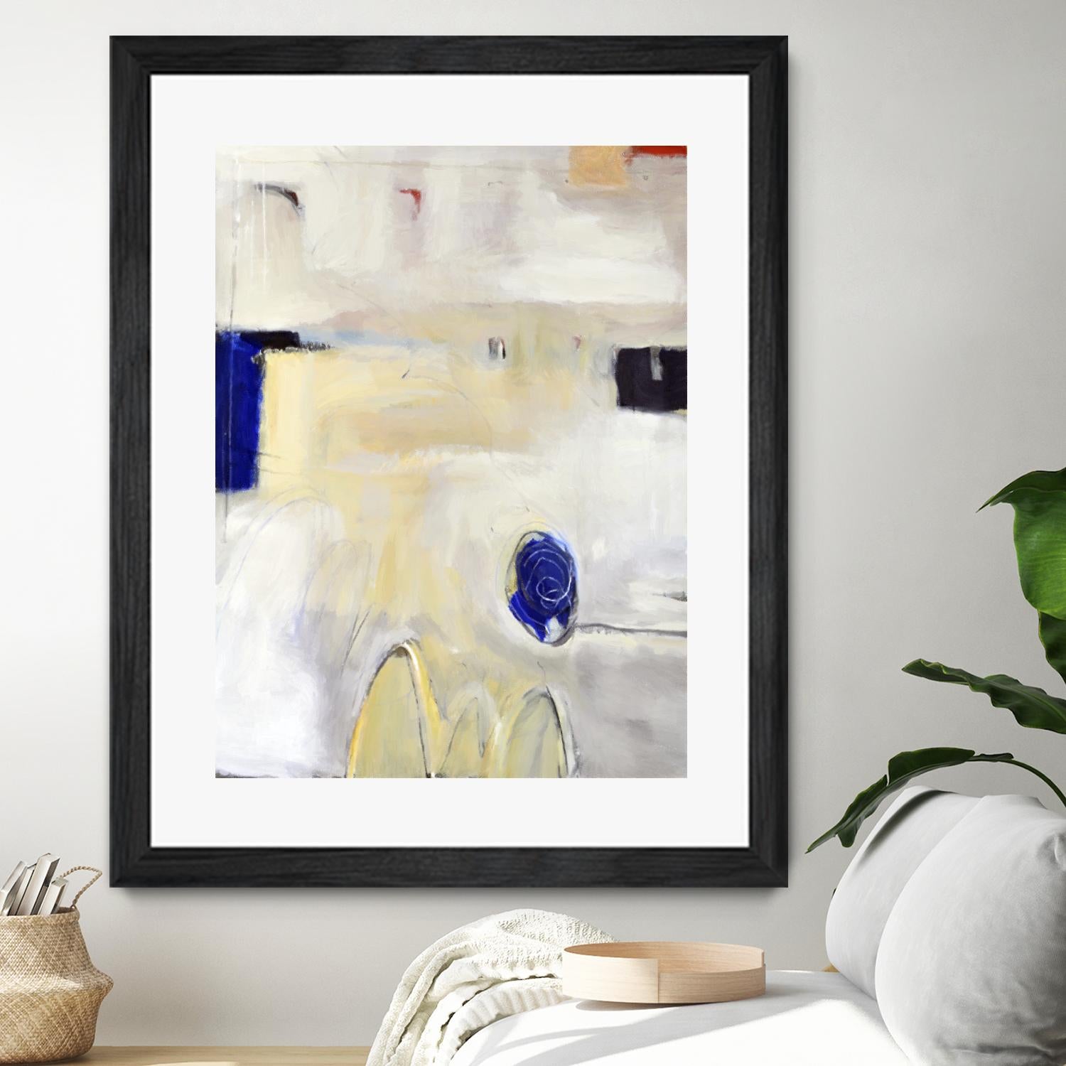 Unwind I by Mark Pulliam on GIANT ART - blue abstract