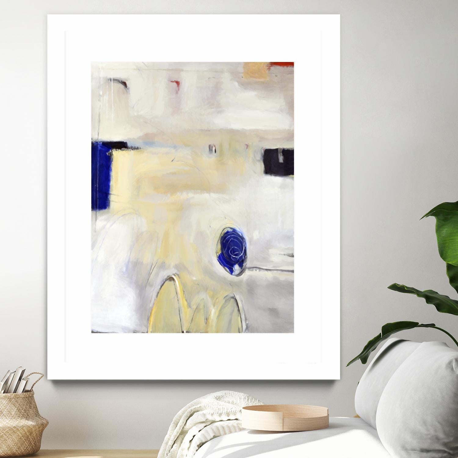 Unwind I by Mark Pulliam on GIANT ART - blue abstract