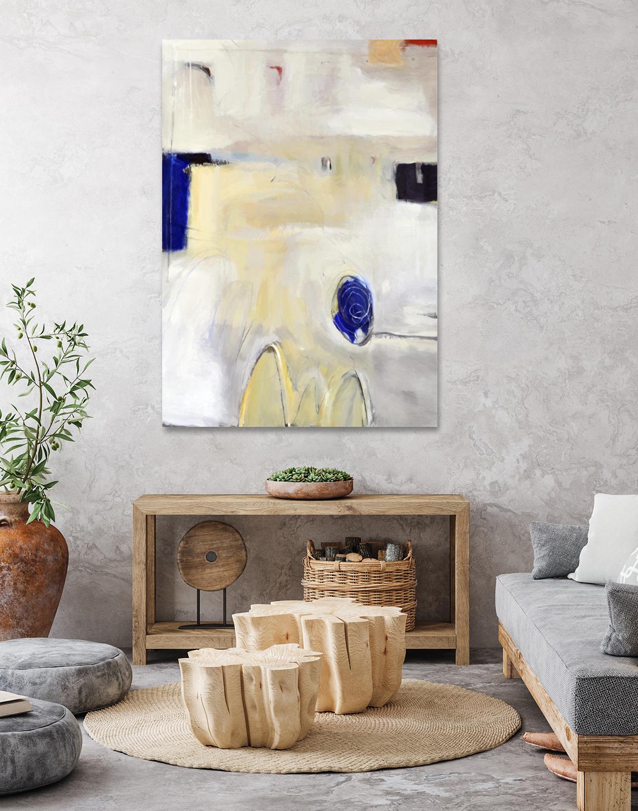 Unwind I by Mark Pulliam on GIANT ART - blue abstract