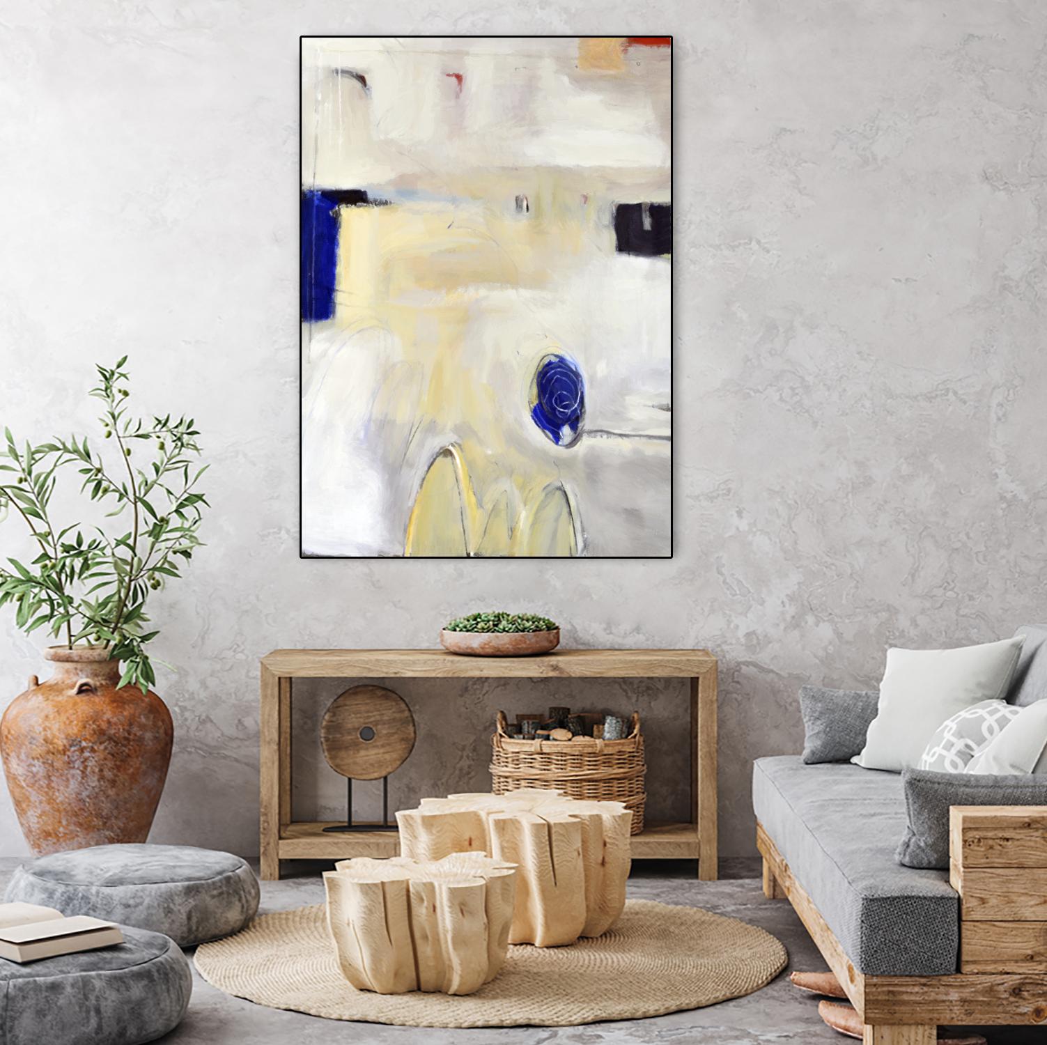 Unwind I by Mark Pulliam on GIANT ART - blue abstract