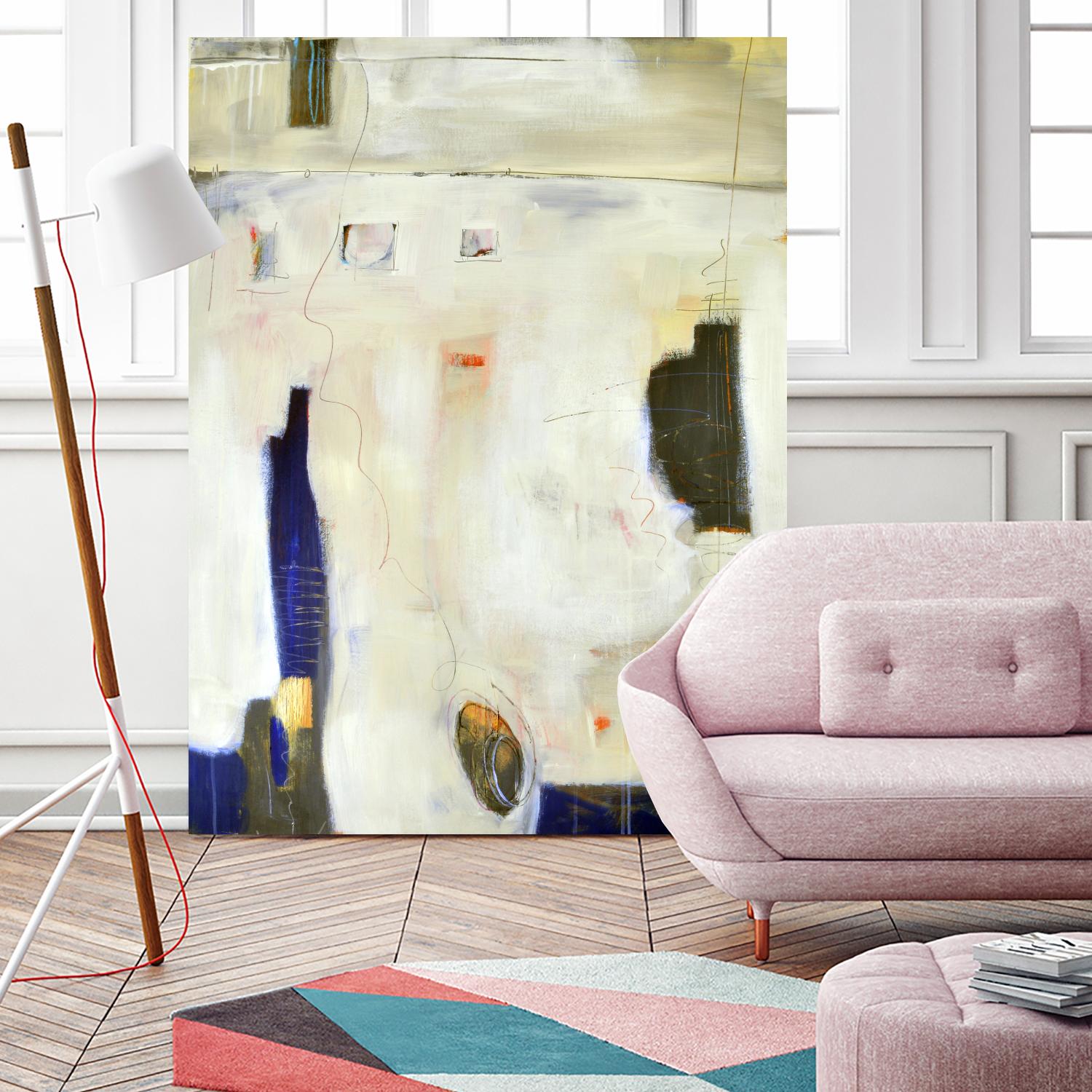 Unwind II by Mark Pulliam on GIANT ART - blue abstract