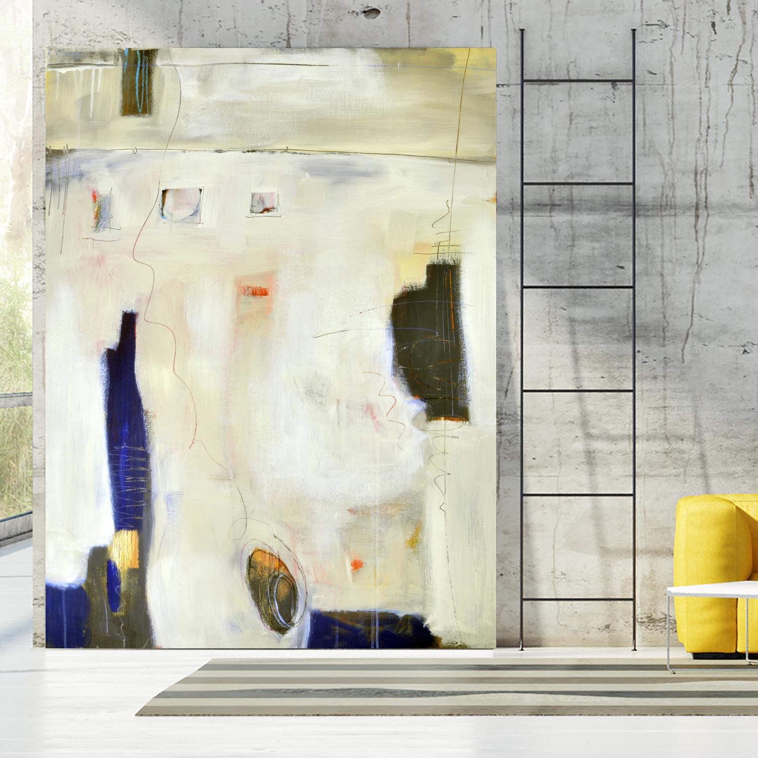 Unwind II by Mark Pulliam on GIANT ART - blue abstract