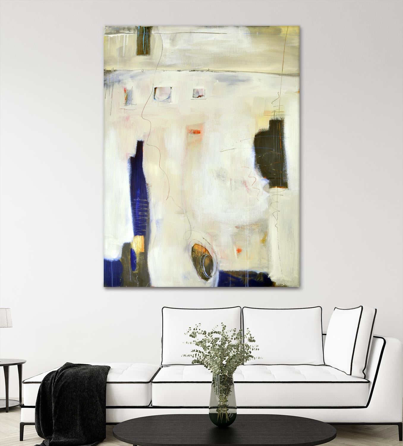 Unwind II by Mark Pulliam on GIANT ART - blue abstract