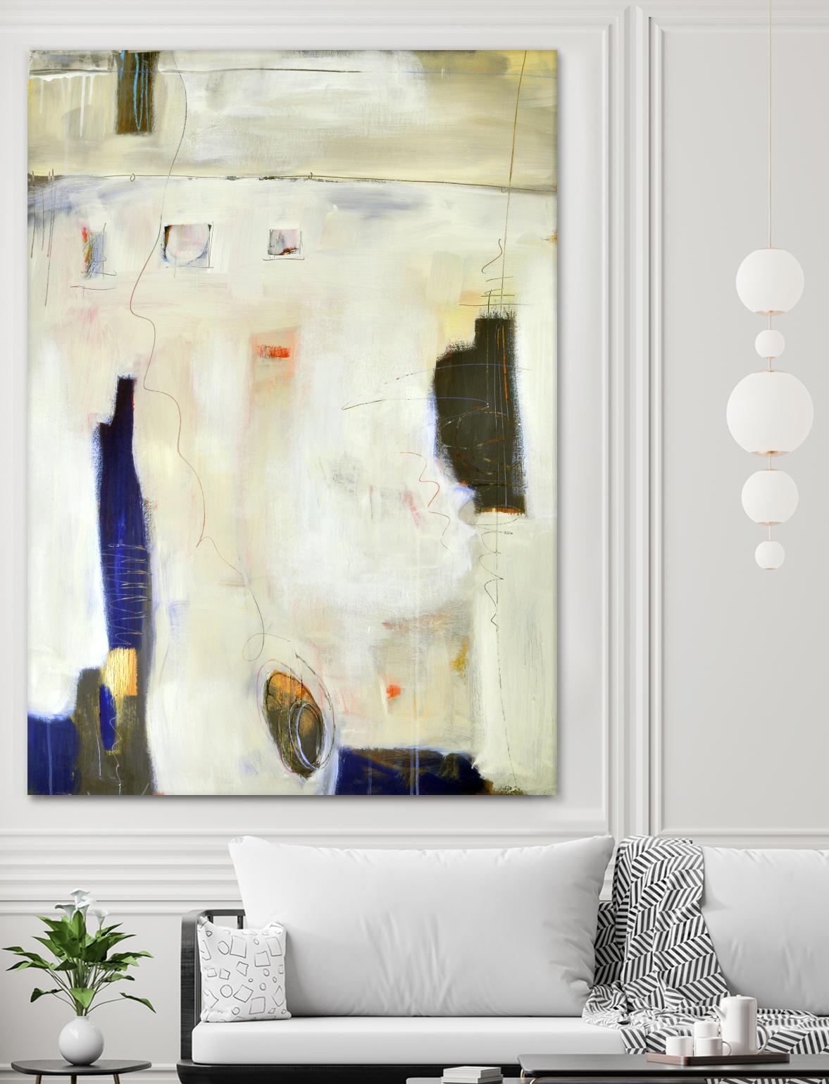 Unwind II by Mark Pulliam on GIANT ART - blue abstract