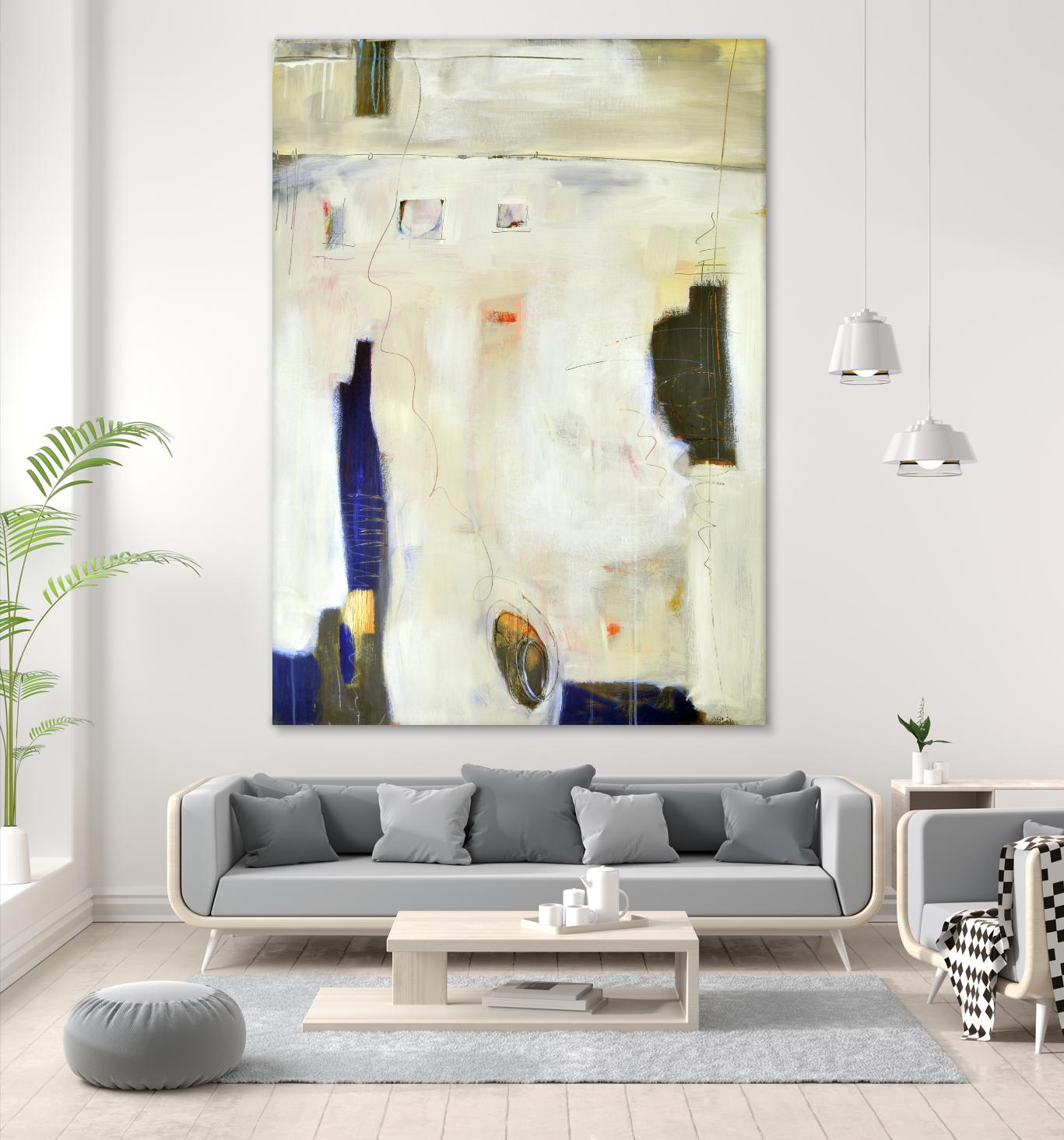 Unwind II by Mark Pulliam on GIANT ART - blue abstract