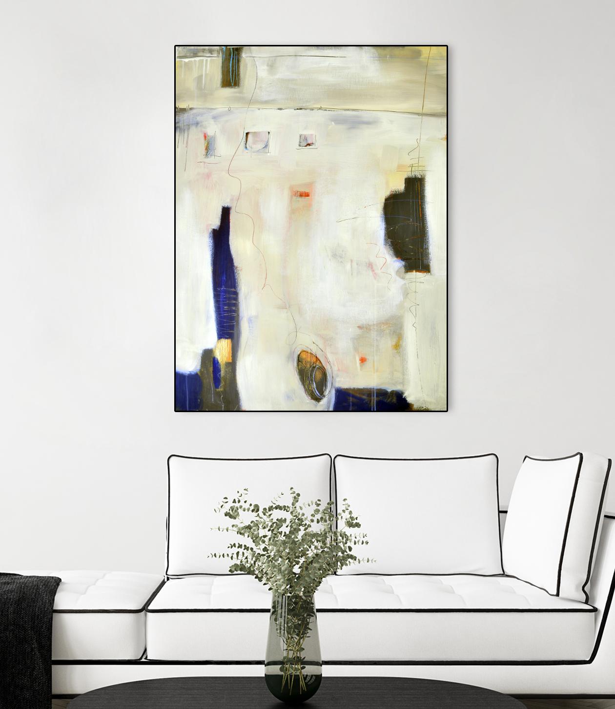 Unwind II by Mark Pulliam on GIANT ART - blue abstract