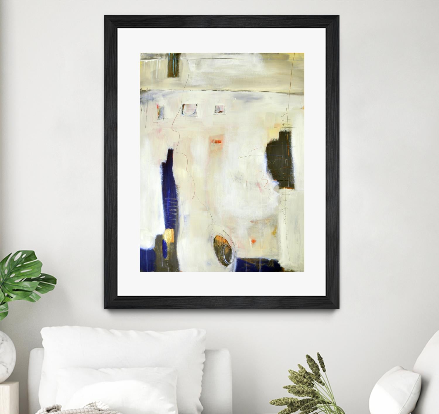 Unwind II by Mark Pulliam on GIANT ART - blue abstract