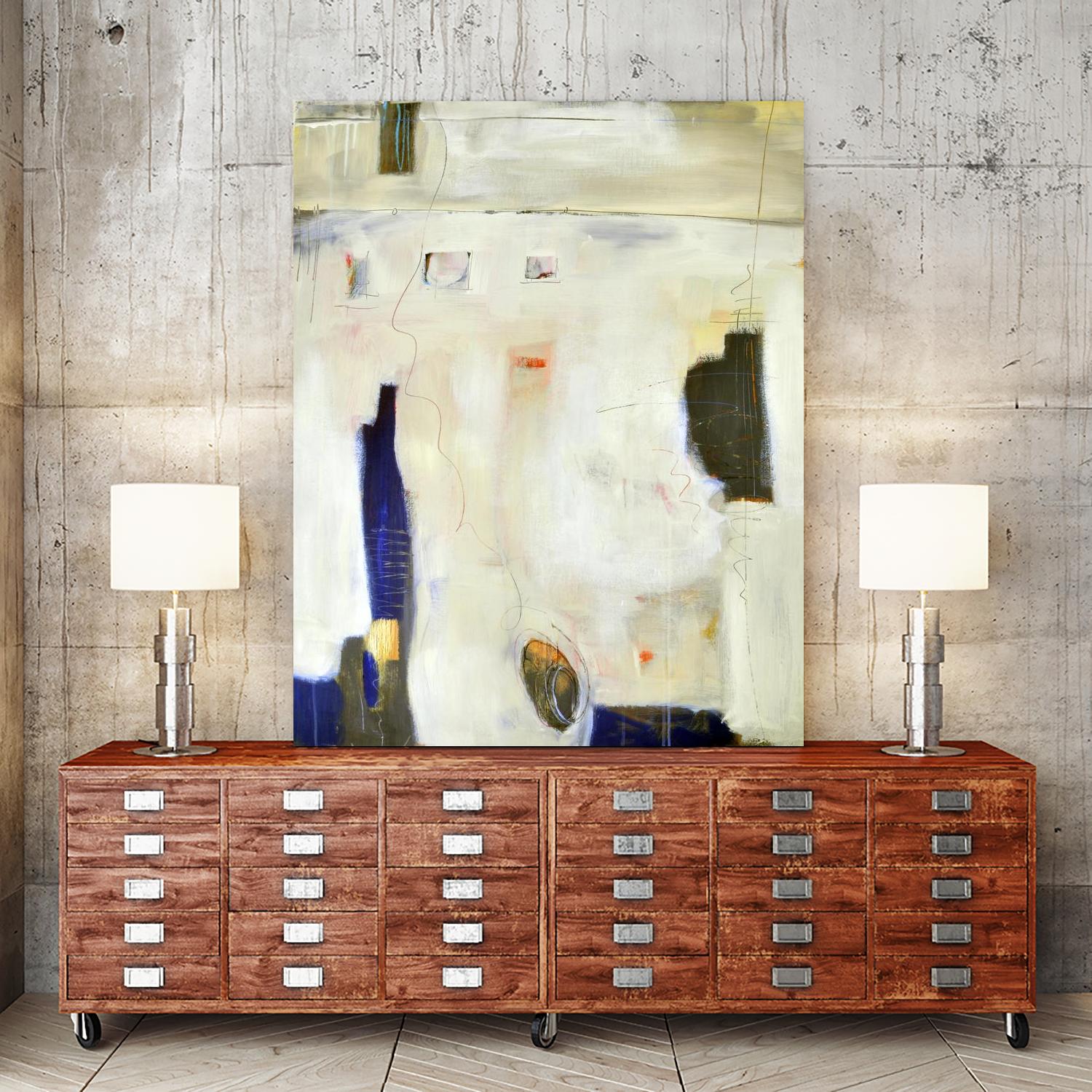 Unwind II by Mark Pulliam on GIANT ART - blue abstract